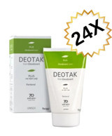 Deotak Plus Pudrasız Ter Önleyici Krem Erkek Deodorant 24x35 ml