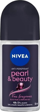 Nivea Pearl & Beauty Fine Fragrance Pudrasız Ter Önleyici Antiperspirant Roll-On Kadın Deodorant 12x50 ml