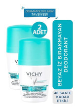 Vichy Pudrasız Ter Önleyici Antiperspirant Roll-On Kadın Deodorant 2x50 ml