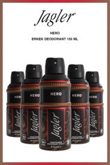 Jagler Hero Pudrasız Sprey Erkek Deodorant 5x150 ml