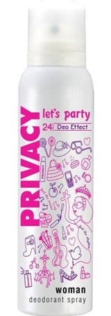 Privacy Let's Party Pudrasız Ter Önleyici Sprey Kadın Deodorant 150 ml