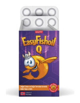 Easyvi̇t EasyFishoil Limon ve Portakal Aromalı Omega 3 Balık Yağı Jel 655 mg 30 Adet