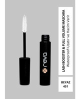 Reva Lash Booster & Full Volume 451 Hacim Veren Suya Dayanıklı Beyaz Maskara