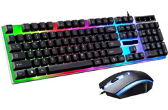 Gaman VRKB700 Işıklı Sessiz Kablolu Klavye Mouse Seti