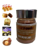 Şeker & Sugar Glitter Powder Bakır Organik Glutensiz Toz Gıda Boyası 10 gr