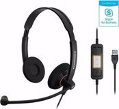 Sennheiser SC 60 Silikonlu Mikrofonlu USB Type A Siyah Kablolu Kulaklık