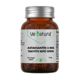 Venatura Astaksantin Aromasız Yetişkin Vitamin 30 Adet Kapsül