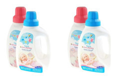 Saubern Hipoalerjenik 2x750 ml Sıvı Çamaşır Deterjan + Saubern 2x750 ml Yumuşatıcı