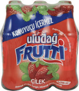 Uludağ Frutti Çilek-Karpuz Maden Suyu 6'lı 200 ml