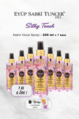 Eyüp Sabri Tuncer Silky Touch Çiçeksi Vucüt Spreyi 7x250 ml