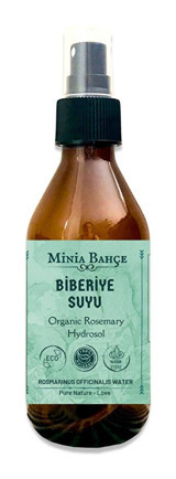 Minia Bahçe Organik Sprey Biberiye Suyu 150 ml