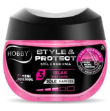 Hobby Style & Protect No:3 Islak Jel Sert Bitkisel Keratin 250 ml Jöle