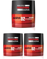 Agiva Professional 02 Islak Jel Ekstra Sert Alkolsüz 3x200 ml Jöle