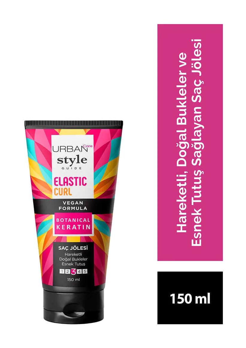 Urban Care Style Guide Elastic Curl Doğal - Mat Krem Orta Keratinli 150 ml Wax