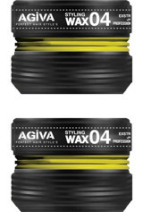 Agiva 04 Yellow Parlak Krem Ekstra Sert Balmumu 2x175 ml Wax