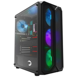 Gamepower Aura RGB 4 Fanlı Siyah Dikey ATX Oyuncu Bilgisayar Kasası