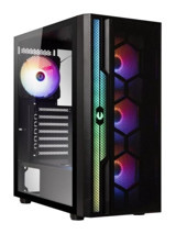 Bitfenix Apl-300-Kkgxp-4F RGB Sıvı Soğutmalı 4 Fanlı Siyah Dikey Mid Tower Oyuncu Bilgisayar Kasası