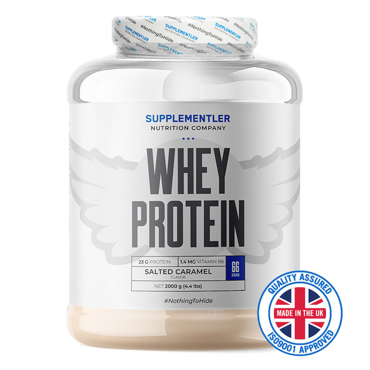 Supplementler Tuzlu Karamelli Whey Protein Protein Tozu 2000 gr