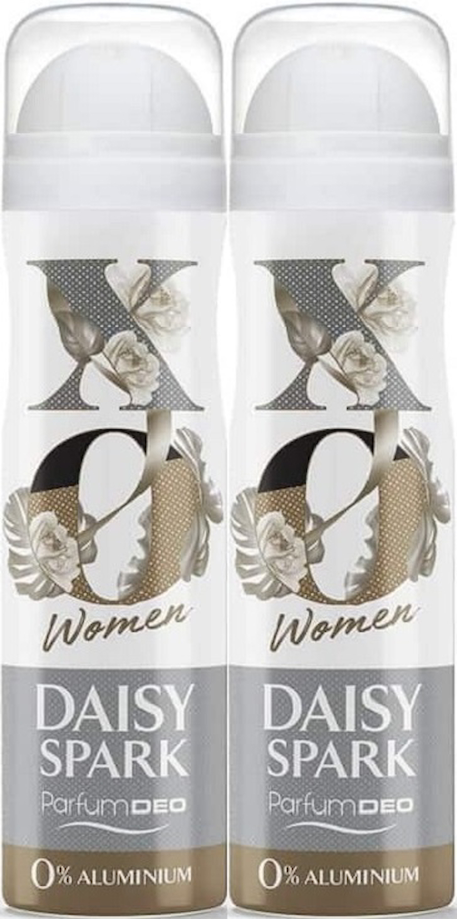 Xo Daisy Spark Pudrasız Ter Önleyici Sprey Kadın Deodorant 2x150 ml