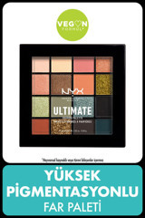 Nyx Professional Makeup Utopia Toz Mat Saten Sedefli Far Paleti