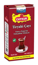 Çaykur Tiryaki Organik Siyah Çay Dökme Çay 5 kg