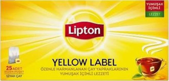 Lipton Yellow Label Siyah Çay Bardak Poşet Çay 4'lü 50 gr