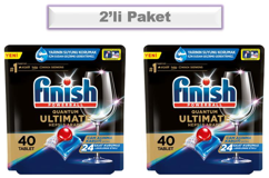 Finish Powerball Quantum Ultimate Tablet Bulaşık Makinesi Deterjanı 3x60 Adet