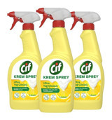 Cif Ultra Sprey Mutfak Ve Banyo Temizleyici 3x750 ml