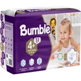 Bumble Ekonomik Paket 4 + Numara Cırtlı Bebek Bezi 32 Adet