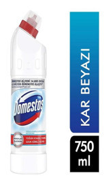 Domestos Kar Beyazı Kar Çiçeği Banyo - Mutfak İçin Konsantre Jel Çamaşır Suyu 750 ml