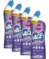 Ace Yoğun Kıvamlı Okaliptus Banyo - Mutfak İçin Konsantre Jel Çamaşır Suyu 4x750 ml