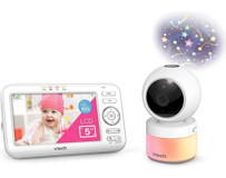 VTech VM5261 5 inç Wifili Gece Görüşlü Hareket Sensörlü Şarjlı Titreşimli Kameralı Dijital Bebek Telsizi