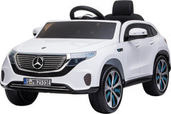 Baby Toys Mercedes Benz EQC 400 12 V Üstü Açık İki Kişilik Akülü Araba Beyaz