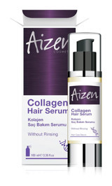 Aizen Cosmetic Collagen Dökülme Karşıtı-Onarıcı Keratin Unisex Saç Serumu 100 ml