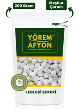 Yörem Afyon Şekerli Beyaz Leblebi 200 gr