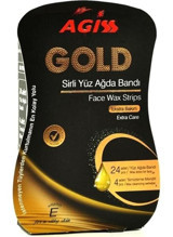 Agiss Gold Tüm Ciltler 28 Adet Kadın Yüz Ağda Bandı