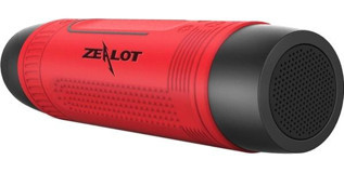 Zealot S1 3 W Radyolu Kırmızı Bluetooth Hoparlör