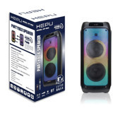 Hepu HP-965 Işıklı Siyah Bluetooth Hoparlör