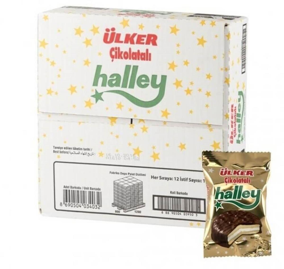 Ülker Halley Sütlü Çikolata 30 gr 24'lü