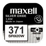 Maxell SR920SW 371 1.55 V 39 mAh Gümüş Oksit Düğme Pil