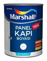 Marshall Panel Kapı Su Bazlı Plastik Yarı Mat İç Cephe Boyası 1 lt Avakado