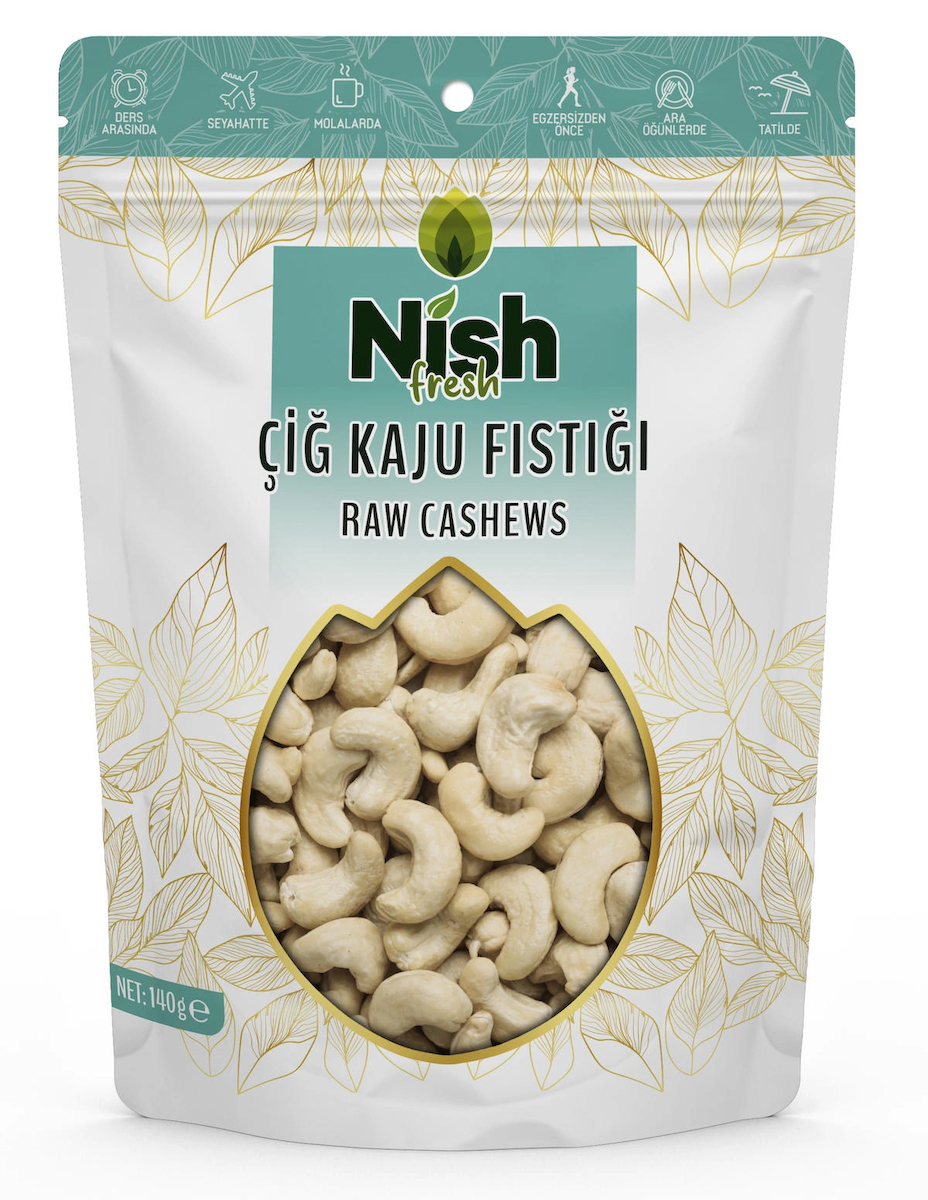 Nish Fresh Çiğ Tuzsuz Kaju 140 gr