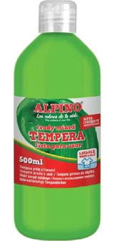 Alpino Tempera Açık Yeşil 500 ml Guaj Boya