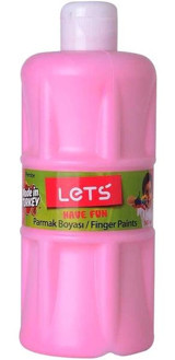 Let's Have Fun Yıkanabilir 500 ml Pembe Parmak Boyası