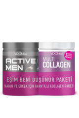 Voonka Tip 1-2-3 Toz Kolajen 300 gr + Active Men Collagen 250 gr