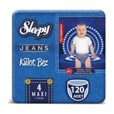 Sleepy Jeans 4 Numara Külot Bebek Bezi 480 Adet