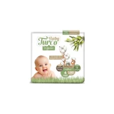 Baby Turco Doğadan Maxi 4 Numara Cırtlı Bebek Bezi 180 Adet