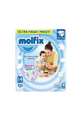 Molfix Maxi 4 Numara Cırtlı Bebek Bezi 5x100 Adet