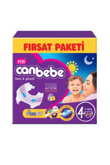 Canbebe Maxi 4 Numara Bantlı Bebek Bezi 60 Adet