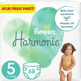 Prima Harmonie 5 Numara Cırtlı Bebek Bezi 4x17 Adet